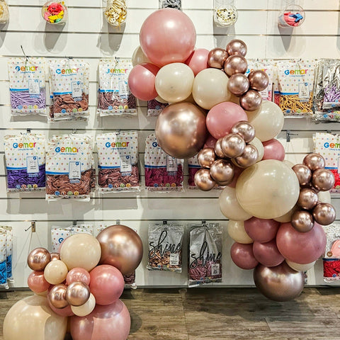 Guirnalda tonos rosas Guirnalda tonos rosas