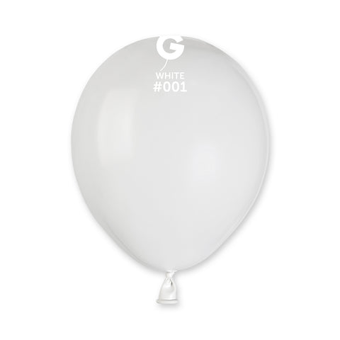 Globo 5" A50 Blanco "White 001" 100uds Globo 5" A50 Blanco "White 001" 100uds