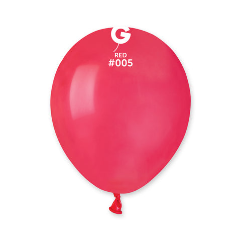 Globo 5" A50 Rojo "Red 045" 100uds Globo 5" A50 Rojo "Red 045" 100uds