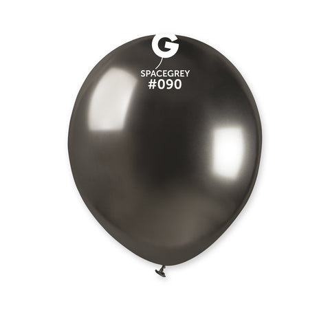 Globo 5" AB50 Negro espacial. "Latex Space Grey #090" 100pcs Globo 5" AB50 Negro espacial. "Latex Space Grey #090" 100pcs
