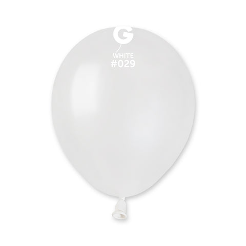 Globo 5” AM50 Blanco Met. "White 029" 100uds Globo 5” AM50 Blanco Met. "White 029" 100uds