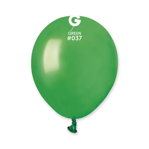 Globo 5” AM50 Verde Met. "Green 055" 100uds Globo 5” AM50 Verde Met. "Green 055" 100uds