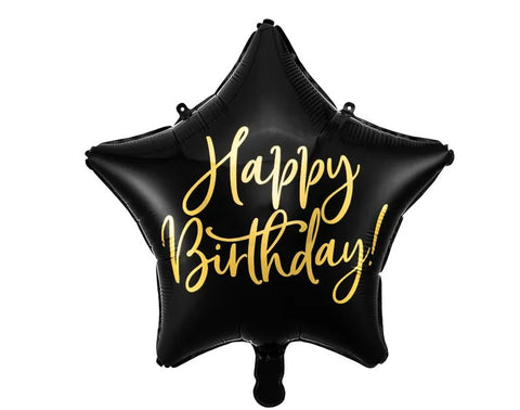 Globo foil estrella Feliz Cumpleaños Globo foil estrella Feliz Cumpleaños