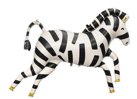 Globo de foil  figuras Zebra 115x85cm Globo de foil  figuras Zebra 115x85cm