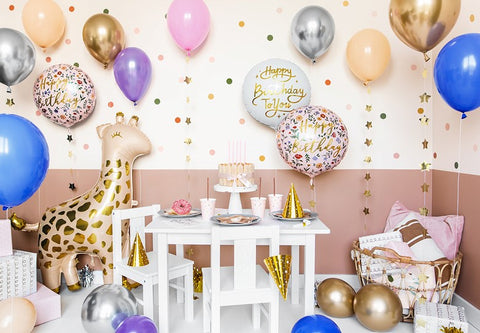 Globo de Aluminio Happy Birthday To You, 35cm, blanco Globo de Aluminio Happy Birthday To You, 35cm, blanco