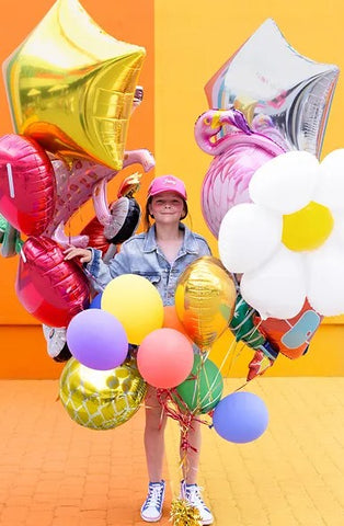 Globo de aluminio Estrella, 70cm, oro Globo de aluminio Estrella, 70cm, oro