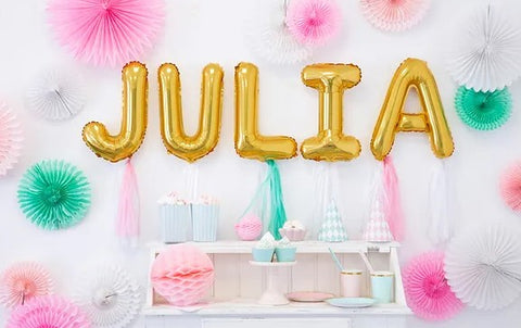 Globo de foil letra L Gold Globo de foil letra L Gold