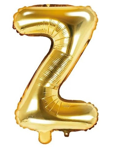 Globo de foil letra Z Gold Globo de foil letra Z Gold