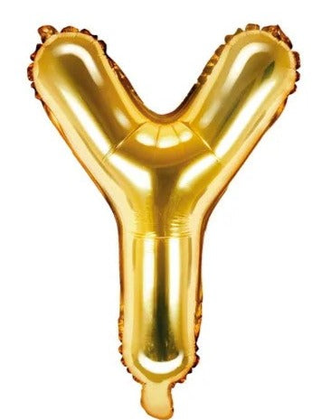 Globo de foil letra Y Gold Globo de foil letra Y Gold