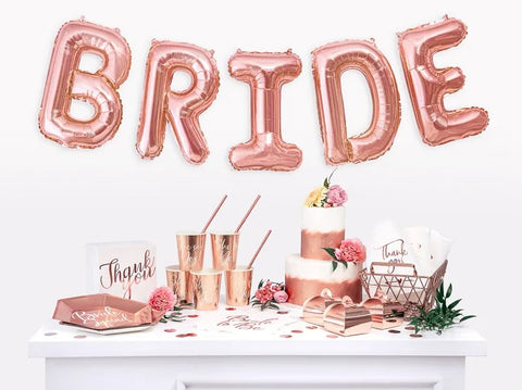 Globo de foil letra R Oro Rosa Globo de foil letra R Oro Rosa