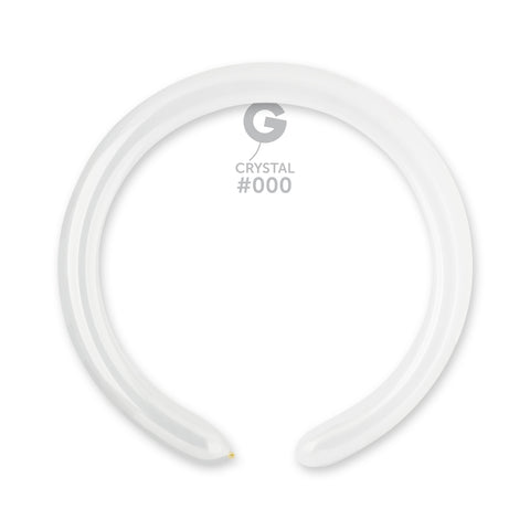 Globo Moldeable 2” D4 Transparente "Crystal 000" 100uds Globo Moldeable 2” D4 Transparente "Crystal 000" 100uds