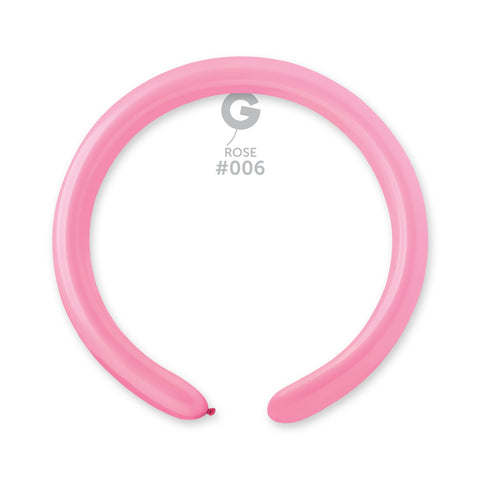 Globo Moldeable 2” D4 Rosa "Rose 006" 100uds Globo Moldeable 2” D4 Rosa "Rose 006" 100uds