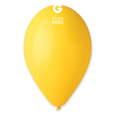 Globo 12" G110 Amarillo "Amarillo 002" 100pcs Globo 12" G110 Amarillo "Amarillo 002" 100pcs