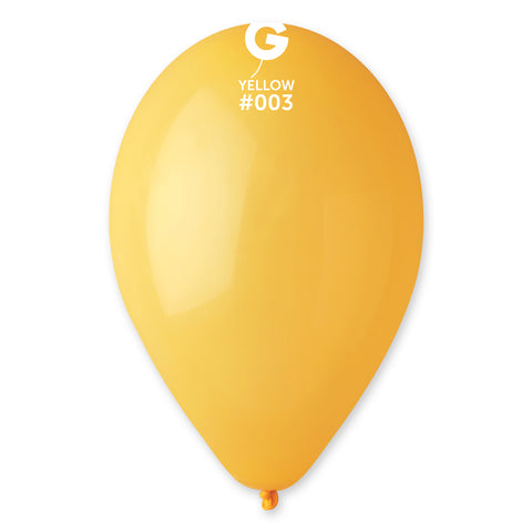 Globo 12" G110 Amarillo "Amarillo 003" 100uds Globo 12" G110 Amarillo "Amarillo 003" 100uds