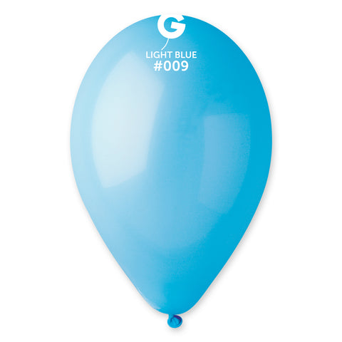 Globo 12" G110 Azul Cielo "Light Blue 009" 100uds Globo 12" G110 Azul Cielo "Light Blue 009" 100uds