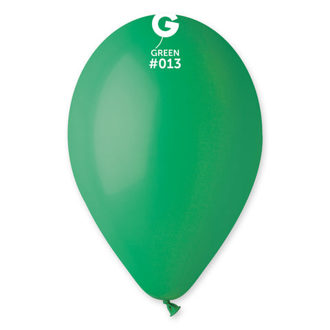 Globo 12" G110  Verde "Verde 013" 100pcs Globo 12" G110  Verde "Verde 013" 100pcs