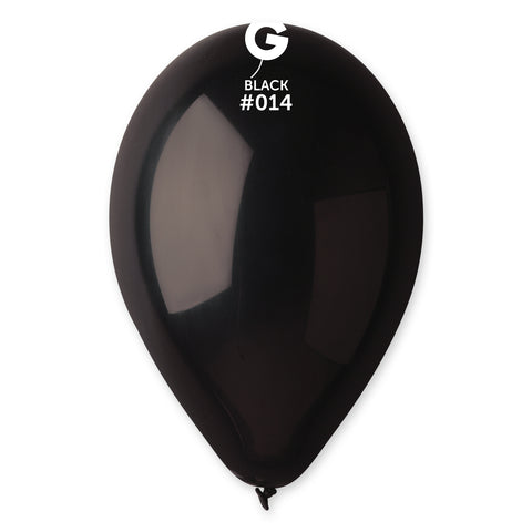 Globo 12" G110 Negro "Negro 014 " 100pcs Globo 12" G110 Negro "Negro 014 " 100pcs