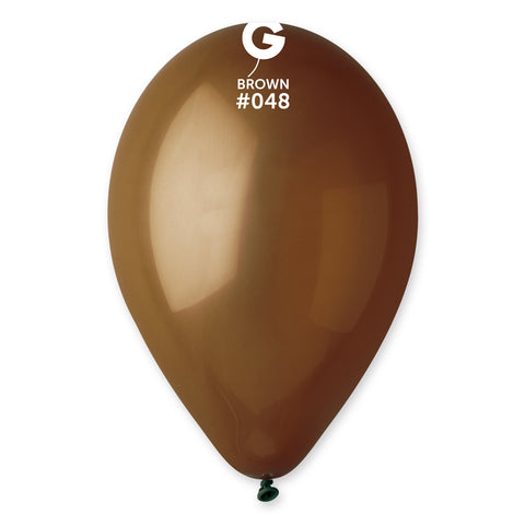 Globo 12" G110 Marrón "Marrón 048" 100pcs Globo 12" G110 Marrón "Marrón 048" 100pcs