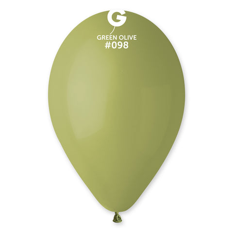 Globo 12" G110 Oliva "Oliva 098" 100pcs Globo 12" G110 Oliva "Oliva 098" 100pcs