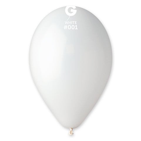 Globo 13" G120 Blanco "White 001" 100uds Globo 13" G120 Blanco "White 001" 100uds