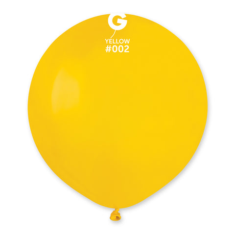 Globo 19" G150 Amarillo "Yellow 002" 50uds Globo 19" G150 Amarillo "Yellow 002" 50uds