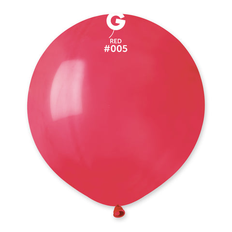 Globo 19" G150 Rojo "Red 005" 50uds Globo 19" G150 Rojo "Red 005" 50uds