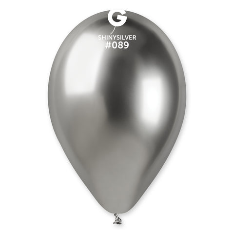 Globo 13" GB120 Plateado "Shiny Silver #089" 50pcs Globo 13" GB120 Plateado "Shiny Silver #089" 50pcs