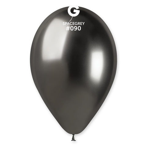 Globo 13" GB120 Gris espacial brillante "Shiny Space Grey" 50pz #090" 50pcs Globo 13" GB120 Gris espacial brillante "Shiny Space Grey" 50pz #090" 50pcs
