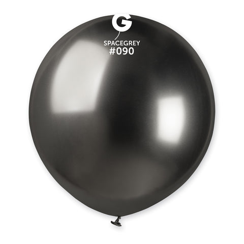 Globo 19" GB150 Gris espacial "Latex Space Grey #090" 25uds Globo 19" GB150 Gris espacial "Latex Space Grey #090" 25uds