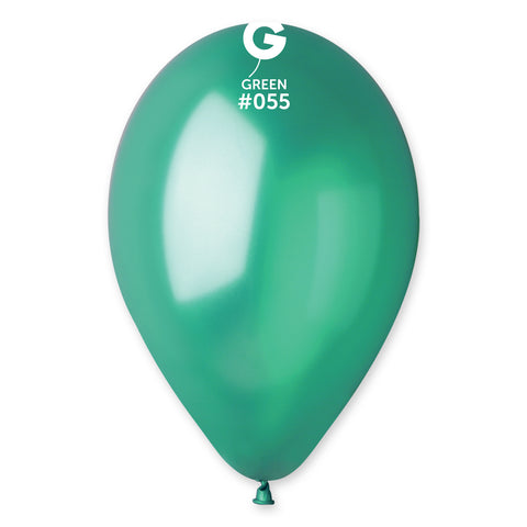 Globo 12” GM110 Verde Met. "Verde 055" 100uds Globo 12” GM110 Verde Met. "Verde 055" 100uds