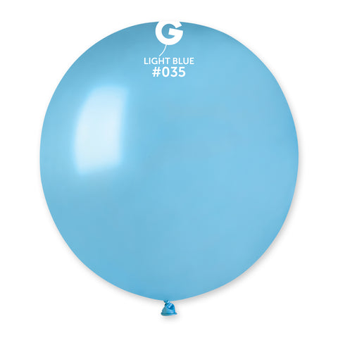 Globo 19” GM150 Azul Claro "Light Blue 035” 50uds Globo 19” GM150 Azul Claro "Light Blue 035” 50uds