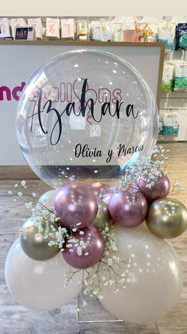 Centro de Mesa  Burbuja 8 Centro de Mesa  Burbuja 8