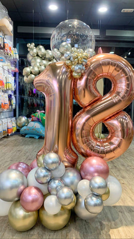 Bouquet Maxi Cumpleaños Oro Rosa Bouquet Maxi Cumpleaños Oro Rosa