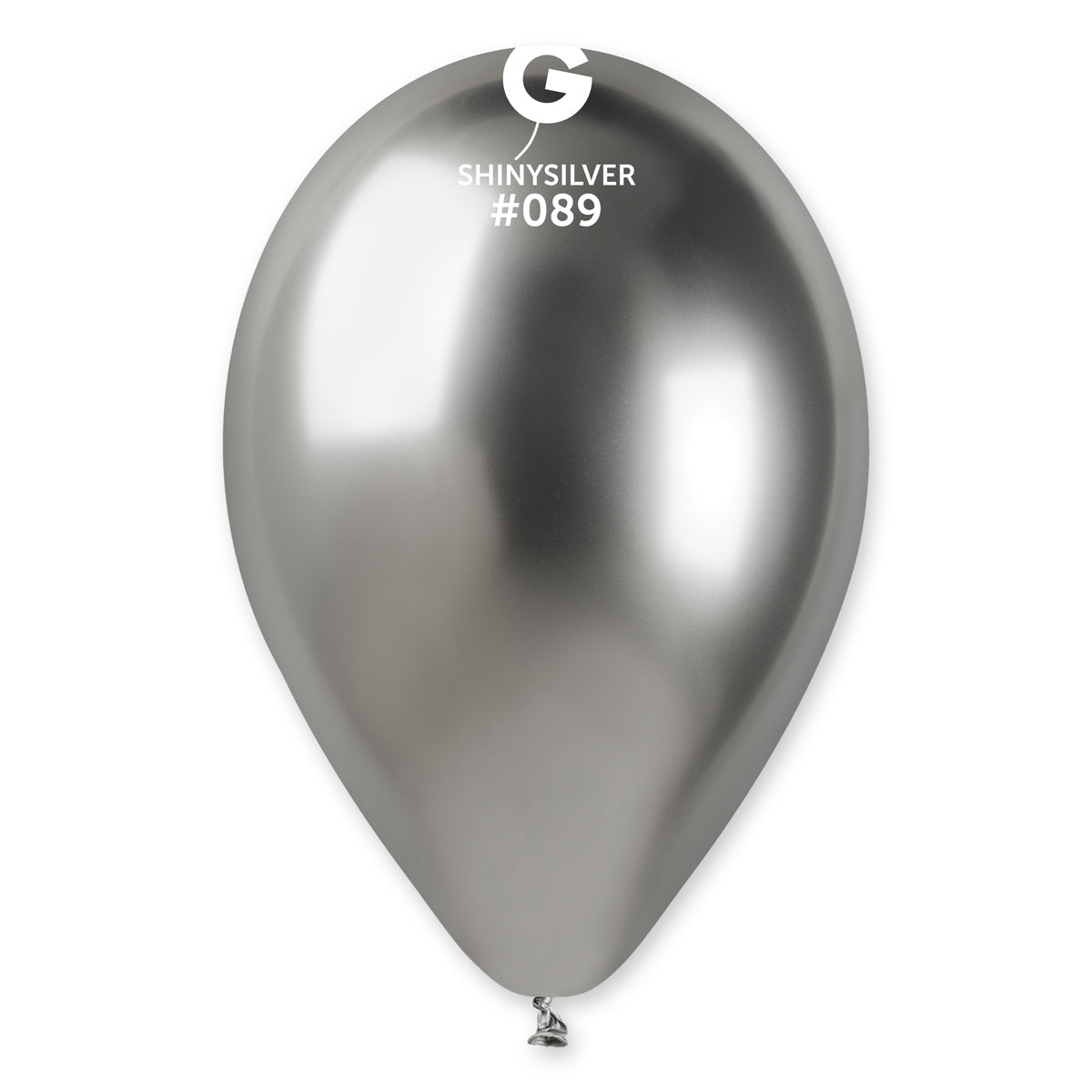 Globo 13" GB120 Plateado "Shiny Silver #089" 50pcs