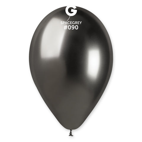 Globo 13" GB120 Gris espacial brillante "Shiny Space Grey" 50pz #090" 50pcs