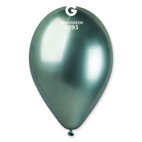 Globo 13" GB120 Verde "Shiny Green" 50pz #093" 50pcs